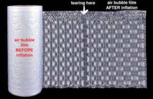 Bubble Wrap, Air Bubble, Bubble Wrap Rolls, Bubble Film, Packing Air Cushions, Bubble Packaging _ before & after inflation