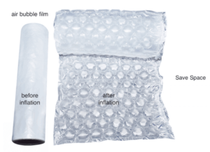 Bubble Wrap Supplies, Air Bubble Packing, Air Bubble Pack, Air Bubble Packaging, Bubble Wrap Roll_air bubble_before & after inflation