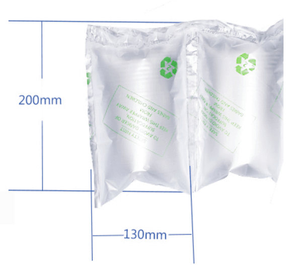 Green 1 Roll Novus Double Cushion 13.5" Packaging Air Bag Film 2200 ft Long 