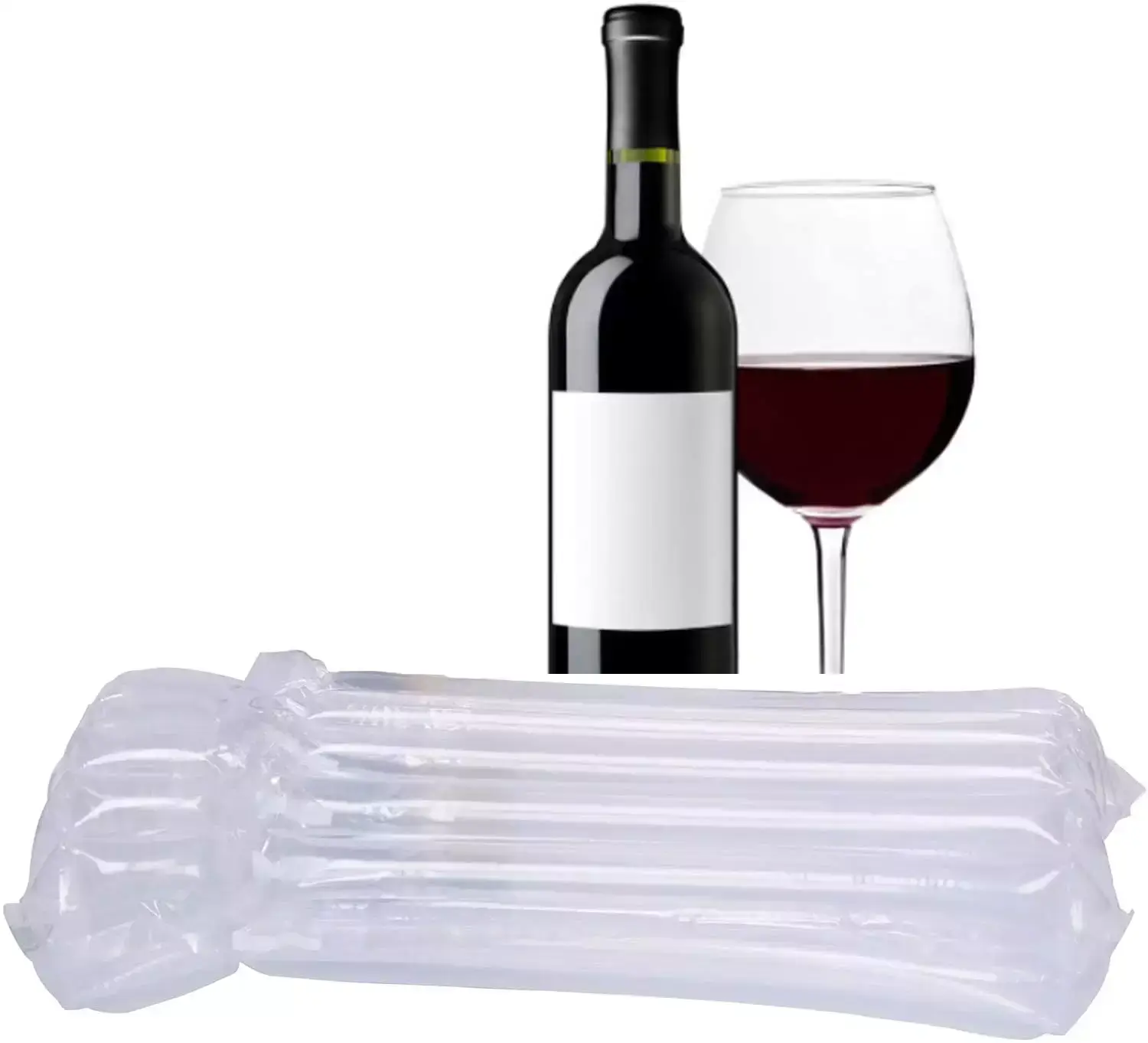 bubble wrap wine bottle protectors, wine bottle protector near me, inflatable air column, air shock packaging, air cushion bags, air column bag