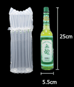 air pack bottle packaging, air tube bag, air column bags, inflatable air column, air shock packaging, inflatable air packaging