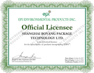 EPI Official Licensee of Air Packaging