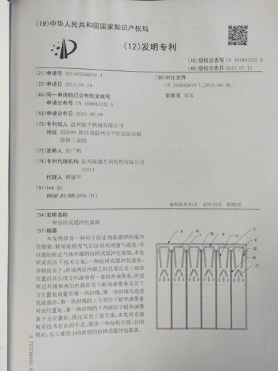 Air Packaging Patent