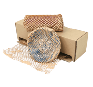 38cm x 250m Eco Friendly Honeycomb Paper Packaging Bubble Wrap Kraft Packing 