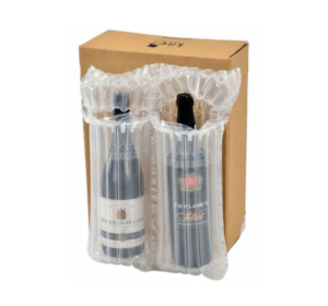 bubble wrap for wine bottles, inflatable bottle bag, inflatable wine bottle packaging