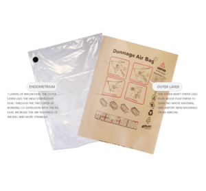 Kraft Paper Dunnage bags_Internal and external bag structure diagram