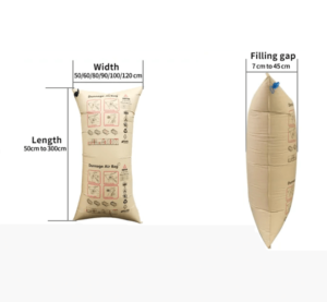 kraft dunnage bag Filling size and parameters